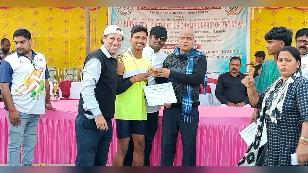 बारुण के सुधांशु ने राज्य स्तरीय डेफ एथलेटिक्स में जीते तीन गोल्ड मेडल