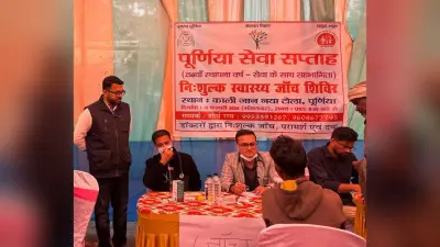 हांसदा में चिकित्सा शिविर में 250 रोगियों की हुई जांच