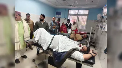 स्काॅर्पियो ने बाइक सवार बीजेपी नेता समेत दो को मारी टक्कर, जख्मी