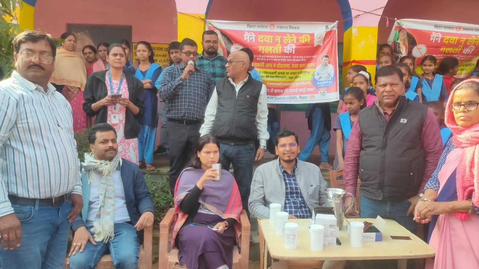 शंभुगंज में फाइलेरिया उन्मूलन अभियान का शुभारंभ