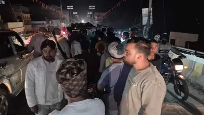 रेल ओवरब्रिज पर वाहनों की आमने-सामने की टक्कर में घंटों लगा रहा जाम