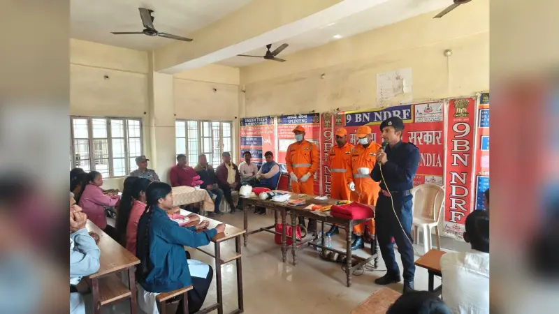सीपीआर देने की जानकारी स्कूली बच्चों को दी गयी
