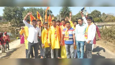 शिवलिंग प्राण-प्रतिष्ठा को लेकर निकाली कलश शोभा यात्रा