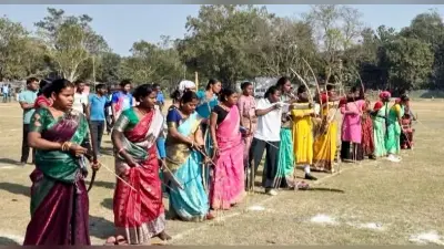 East Singhbhum News : पुरुषों में भीम मुर्मू व महिलाओं में पानमुनी हांसदा सर्वश्रेष्ठ तीरंदाज