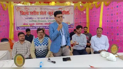 400 मीटर दौड़ व रस्सी कूद प्रतियोगिता में महिला व पुरूष प्रतिभागी हुए शामिल