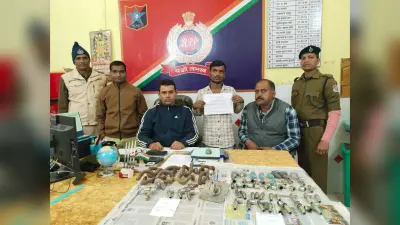 पुरबिया व गरीब रथ सुपरफास्ट ट्रेन से नल चोरी करने वाला शातिर गिरफ्तार