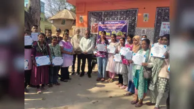 एनएसएस के कैंप में 70 ग्रामीणों का हुआ मुफ्त इलाज