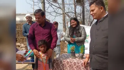महरथ महादलित टोला के बच्चों को इनमामिट्स फाउंडेशन ने किया पुरस्कृत