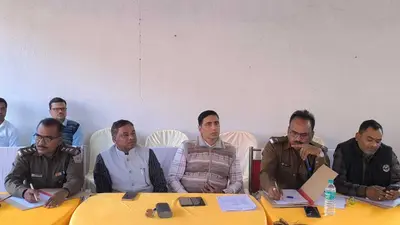 Deoghar news : निर्धारित रूट से ही निकलेगा जुलूस, डीजे पर रहेगा पूर्ण प्रतिबंध