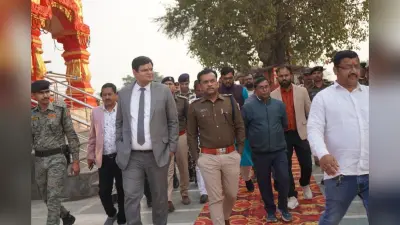डीएम व एसपी ने सुंदरनाथ धाम का किया निरीक्षण