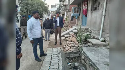 नगर आयुक्त के निरीक्षण में सड़कों पर दिखी गंदगी, संबंधित एजेंसी से स्पष्टीकरण