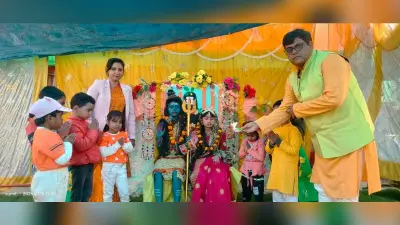बच्चों ने प्रस्तुत की मनमोहक झांकियां