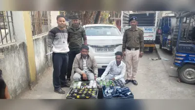 75.270 लीटर विदेशी शराब के साथ दो तस्कर गिरफ्तार