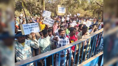 Chaibasa News : 11 गांवों के ग्रामीणों ने निकाली आक्रोश रैली खदान में स्थानीयों को नौकरी दे सेल प्रबंधन
