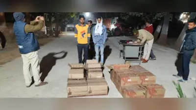 बोलेरो से 287 लीटर विदेशी शराब बरामद, दो गिरफ्तार