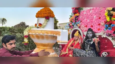 ब्रह्माकुमारी ईश्वरीय विश्वविद्यालय ने निकाली शोभा यात्रा