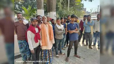 बलुआही में घर तोड़कर बना लिया रास्ता, लोगों ने की शिकायत