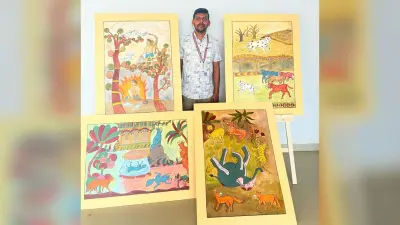 राष्ट्रीय कला शिविर में खलारी के रंजन कुमार का चयन, झारखंड का बढ़ाया मान