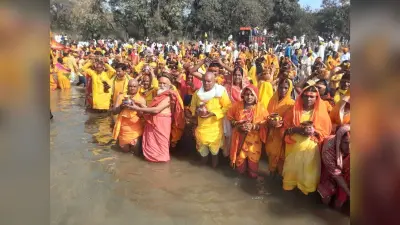 हनुमत प्राणप्रतिष्ठा महायज्ञ को लेकर निकली शोभायात्रा