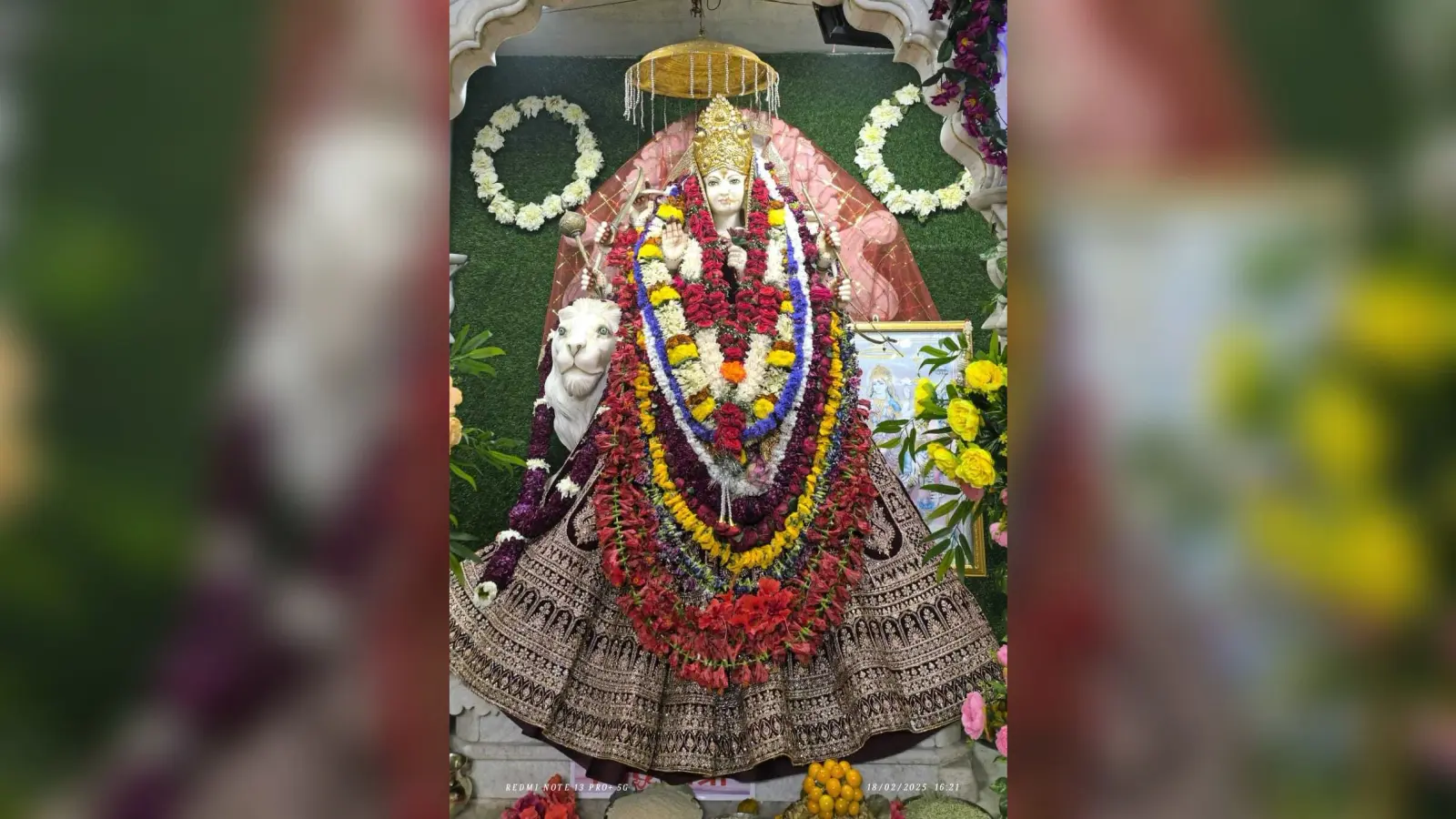 बड़ी दुर्गा स्थान में नवदुर्गा माता का 7वीं वर्षगांठ 18 को