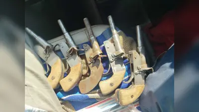 पांच देसी कट्टा के साथ व्यक्ति को एसटीएफ ने किया गिरफ्तार