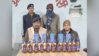 12.375 लीटर शराब के साथ तस्कर गिरफ्तार