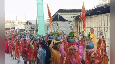 किरणपुर और कुन्नथ गांव में महाशिवरात्रि पर निकाली गयी कलशयात्रा