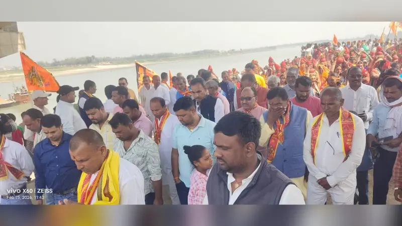 धुतौली मालपा में भव्य कलश शोभा यात्रा निकाली गई, 1500 श्रद्धालुओं ने लिया हिस्सा