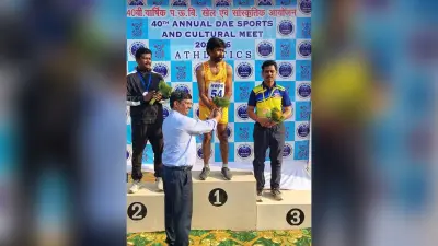 East Singhbhum News : 200 और 400 मीटर की दौड़ में आनंद महतो ने जीता स्वर्ण पदक