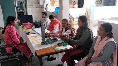 सूर्यगढ़ा सीएचसी में जांच शिविर, 25 गर्भवती की हुई जांच