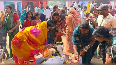 ऐतिहासिक भारीडीह शिव मंदिर में उमड़ी श्रद्धालुओं की भीड़