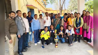 प्रतियोगिता में शानदार प्रदर्शन के लिए एमएल आर्य कॉलेज की टीम का स्वागत