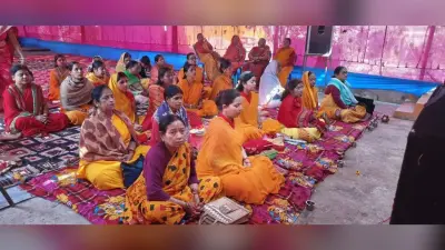 गायत्री ज्ञान मंदिर में अखंड जाप का अनुष्ठान शुरू