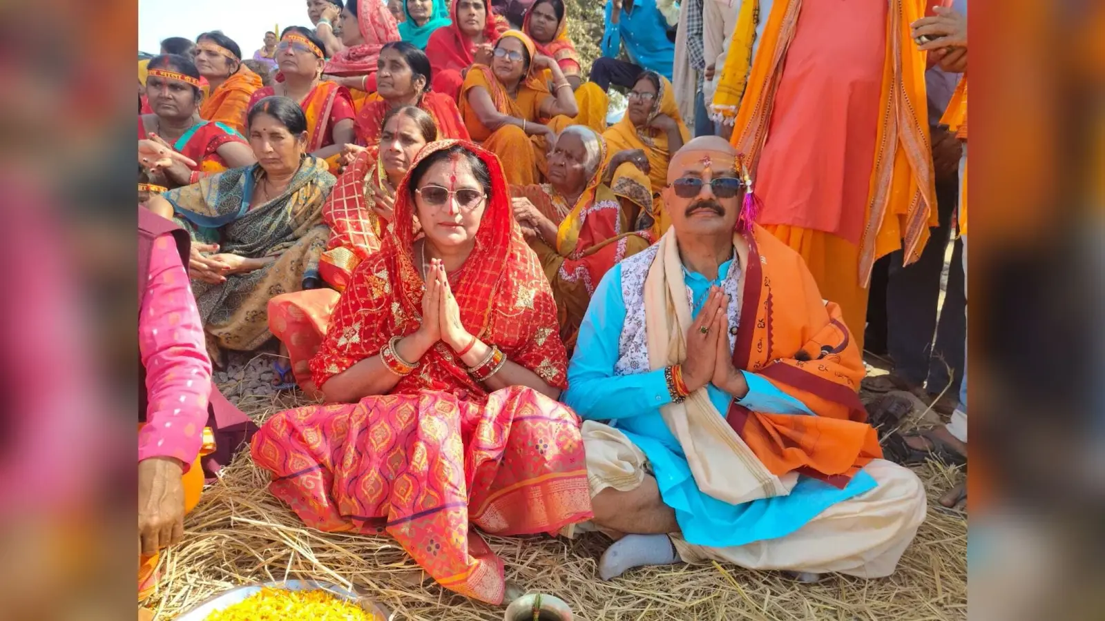 देवी प्रतिमा की प्राणप्रतिष्ठा को लेकर निकली भव्य कलशयात्रा