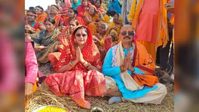 देवी प्रतिमा की प्राणप्रतिष्ठा को लेकर निकली भव्य कलशयात्रा