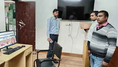 बड़हिया प्रखंड कार्यालय में तैयार हो रहा डिजिटल कंट्रोल रूम