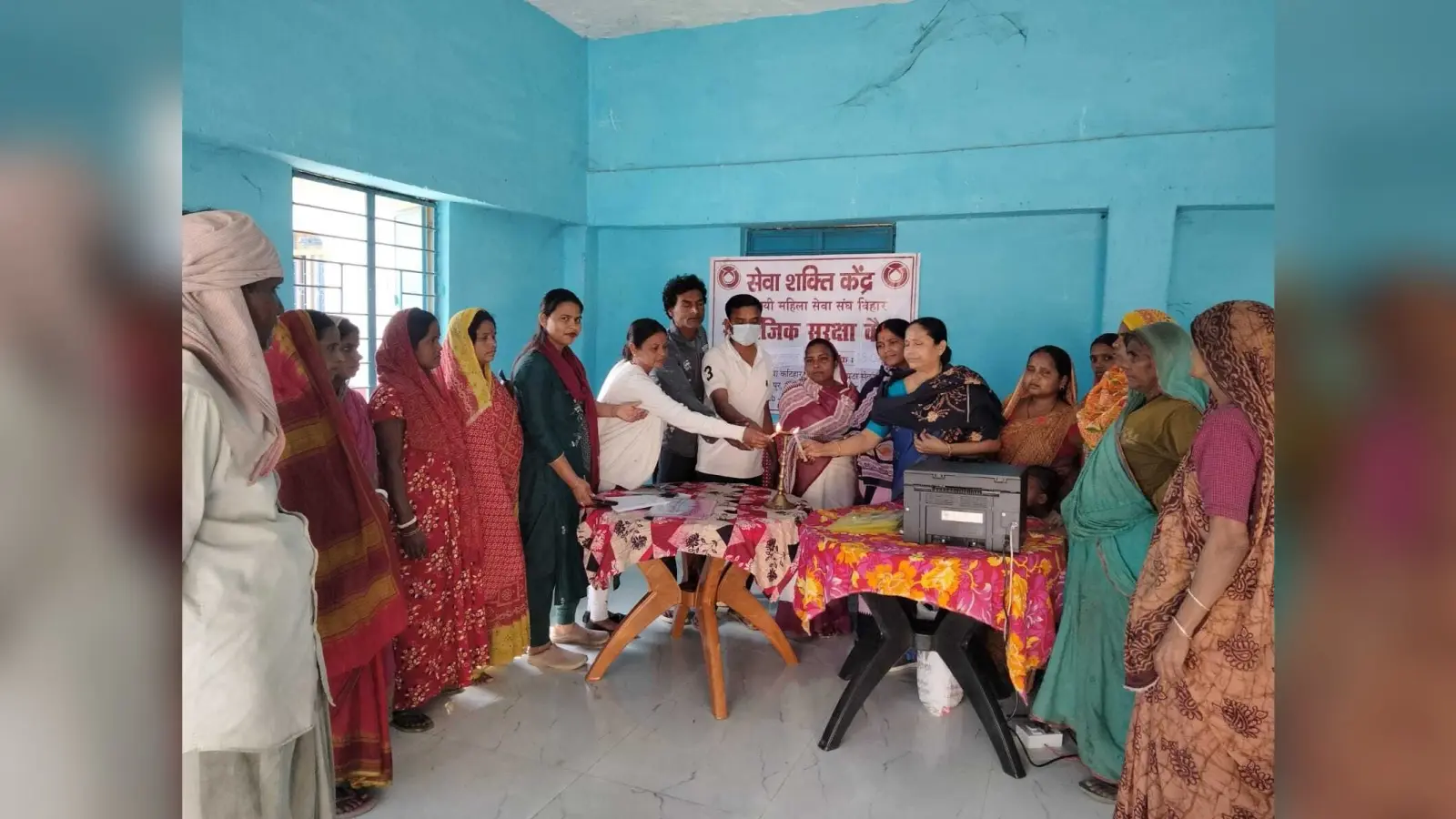 सामाजिक सुरक्षा योजना से जोड़ने के लिए लगाया कैंप