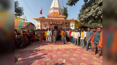 घासी टोला शिव मंदिर में यज्ञ संपन्न