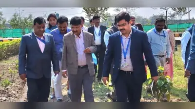 कृषि महाविद्यालय के निरीक्षण के लिए पहुंची केंद्रीय टीम