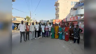 कांग्रेस नेताओं ने किया मनोनीत बोदरा के पक्ष में जनसंपर्क