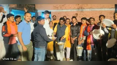 शिव मंदिर में 48 घंटे का एक नाम संकीर्तन संपन्न