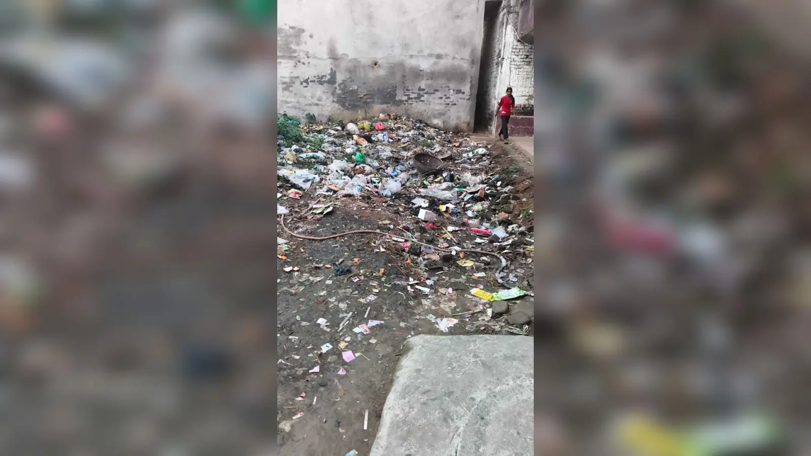 कचरे का अंबार, दुर्गंध व मच्छरों से वार्डवासी परेशान