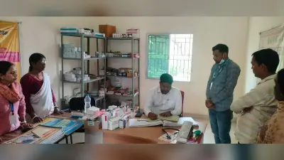 एपीएचसी बिशनपुर के निरीक्षण में एसडीओ ने डॉक्टर को पाया अनुपस्थित