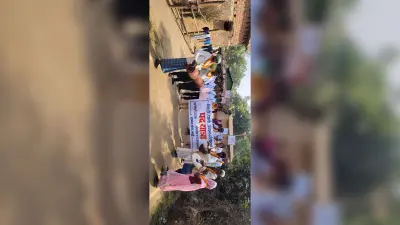 मिट्टी-पानी-जंगल बचाने के लिए निकाली गयी पदयात्रा