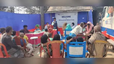 शिविर में 216 मरीजों की स्वास्थ्य जांच