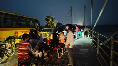 घरेलू रंजिश से परेशान होकर पति-पत्नी ने पुल से कोशी नदी में लगाया छलांग, लापता