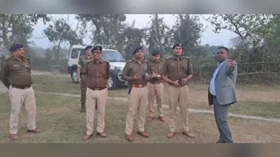 भारत-नेपाल सीमा की सुरक्षा पर सख्त नजर: डीआईजी ने सीमावर्ती इलाकों का किया निरीक्षण