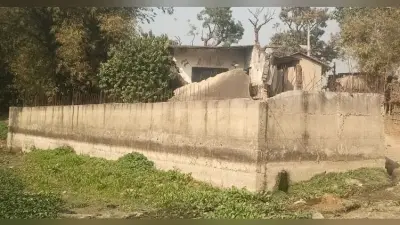 बाढ़ में ध्वस्त प्रावि बांसबाड़ी का भवन पांच साल बाद भी अनिर्मित