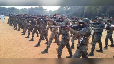 प्रशिक्षण में सिपाहियों के फिजिकल फिटनेस पर विशेष जोर
