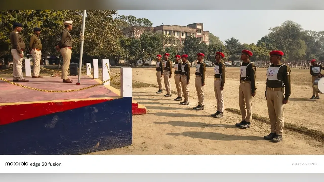 एसपी ने रेतिक परेड का किया निरीक्षण
